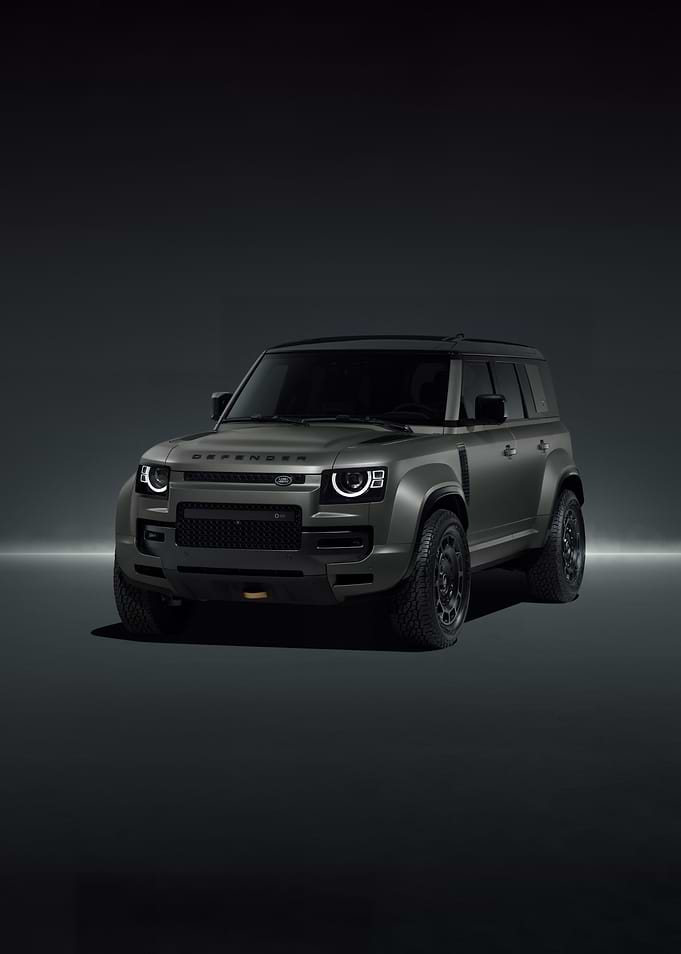 Land Rover Defender SUV Studio Shot