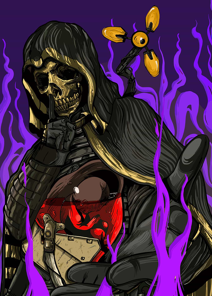 Death Stranding Higgs Monaghan Illustration