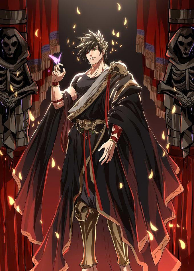 Hades with Butterfly Digital Art