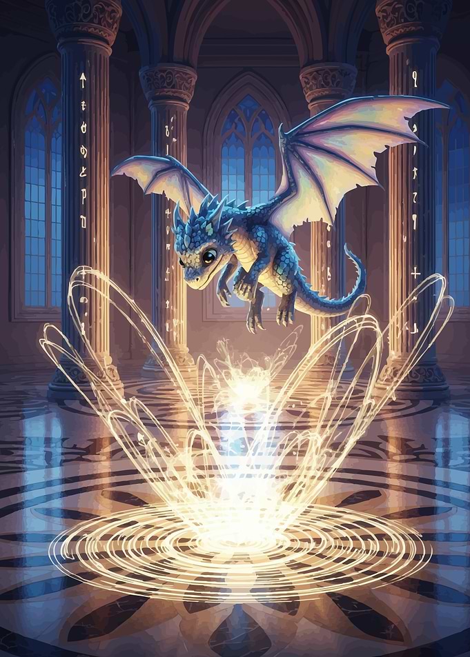 Cute Dragon Magic Hall