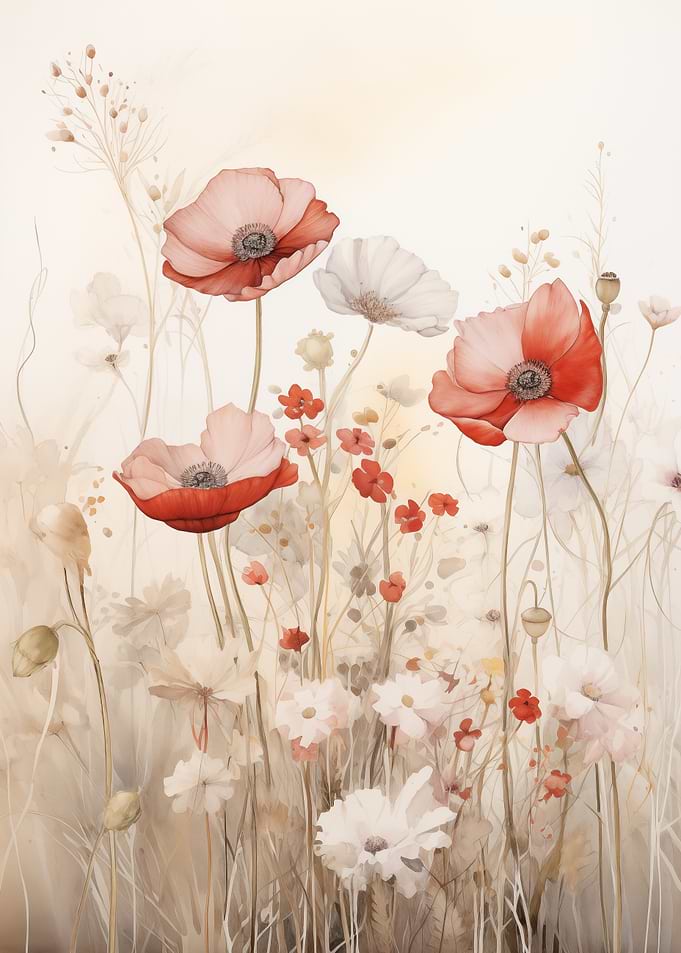 Poppies and Wildflowers