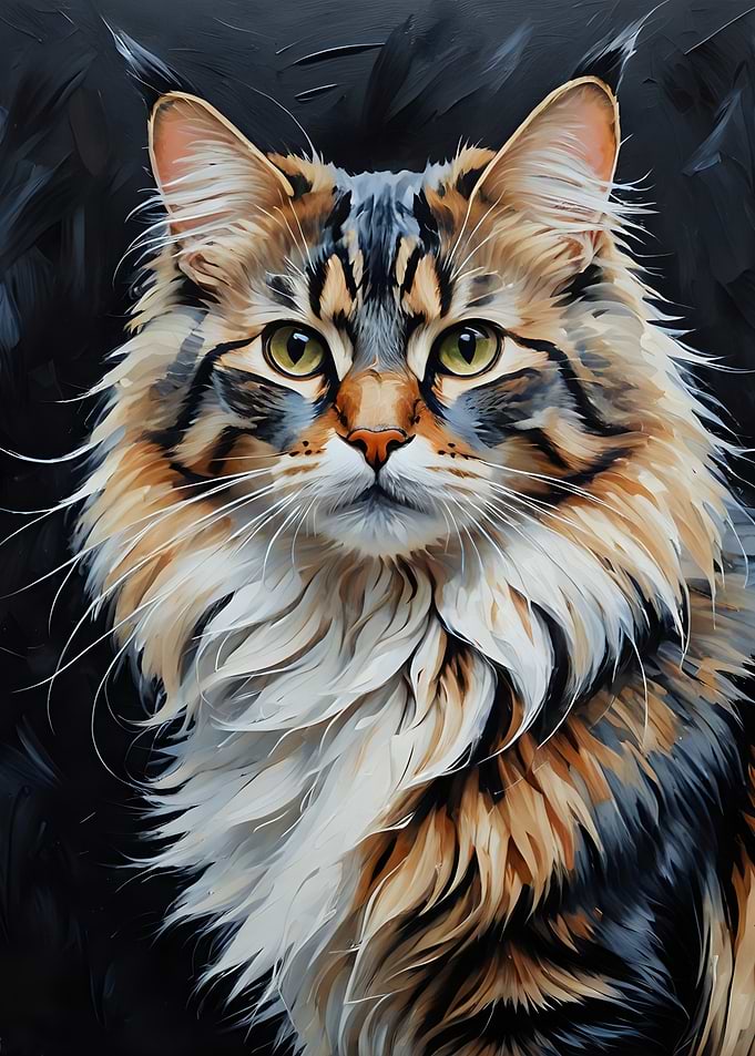 Majestic Cat Portrait