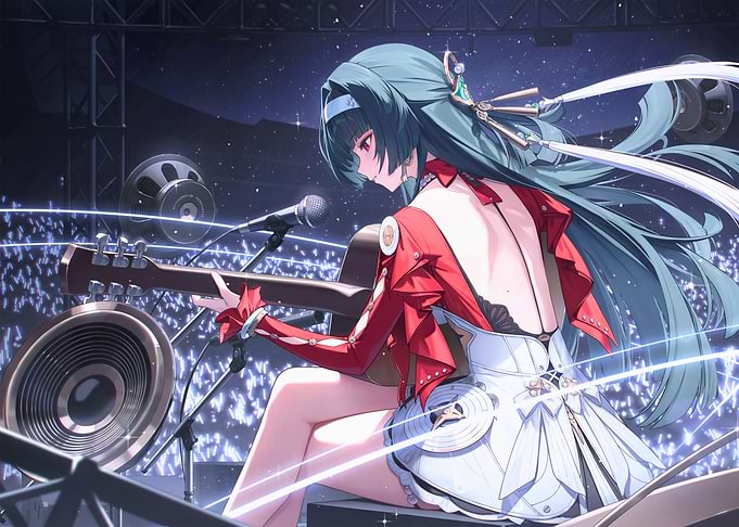 Girl Performing on Stage