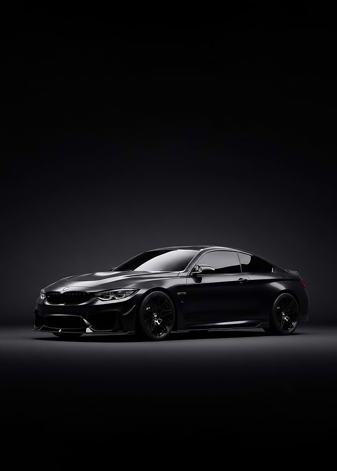 Sleek Black Sports bmw m4