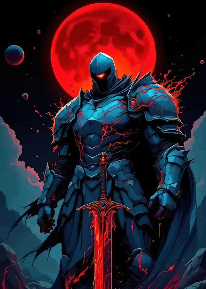 Dark Knight Red Moon