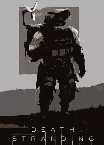 Death Stranding Minimalist Poster Art