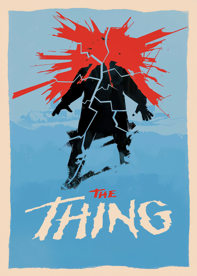 The Thing Movie Poster Art