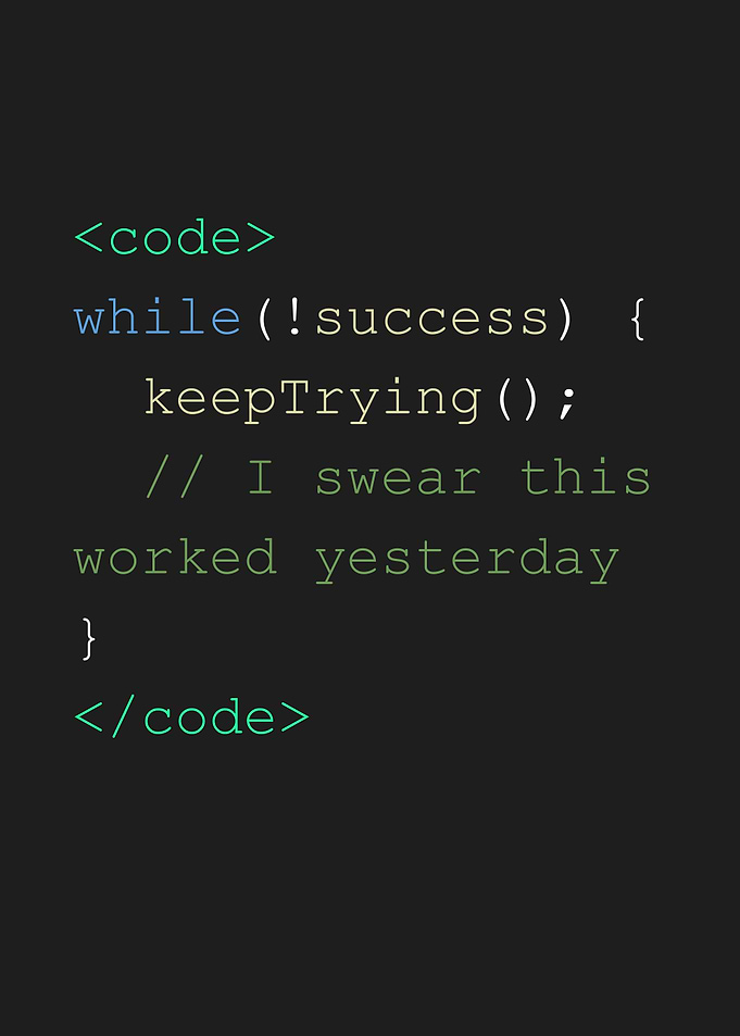 Funny Programming Code Loop