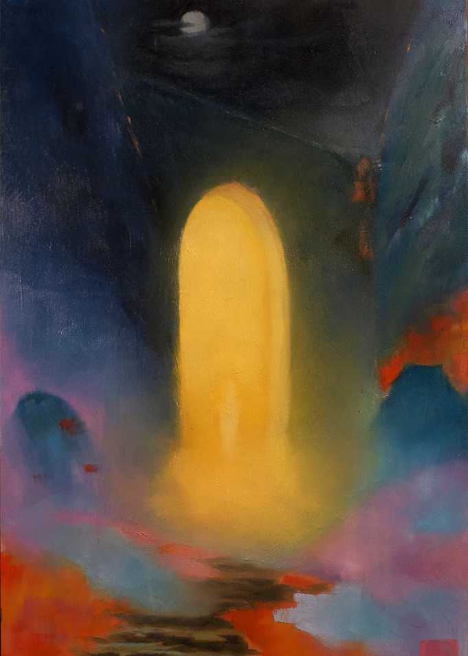 Golden Psych Door