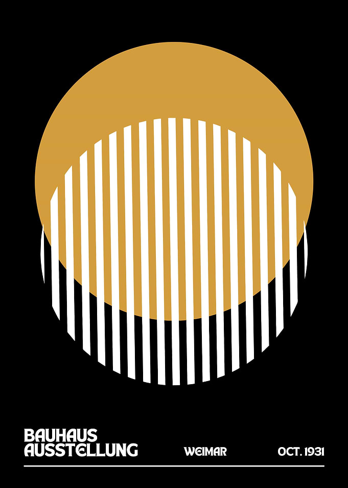 Bauhaus Ausstellung Weimar Poster Art