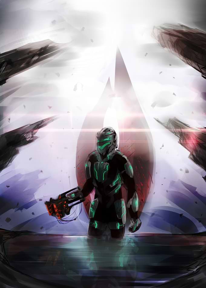 Dead Space Isaac Clarke Illustration