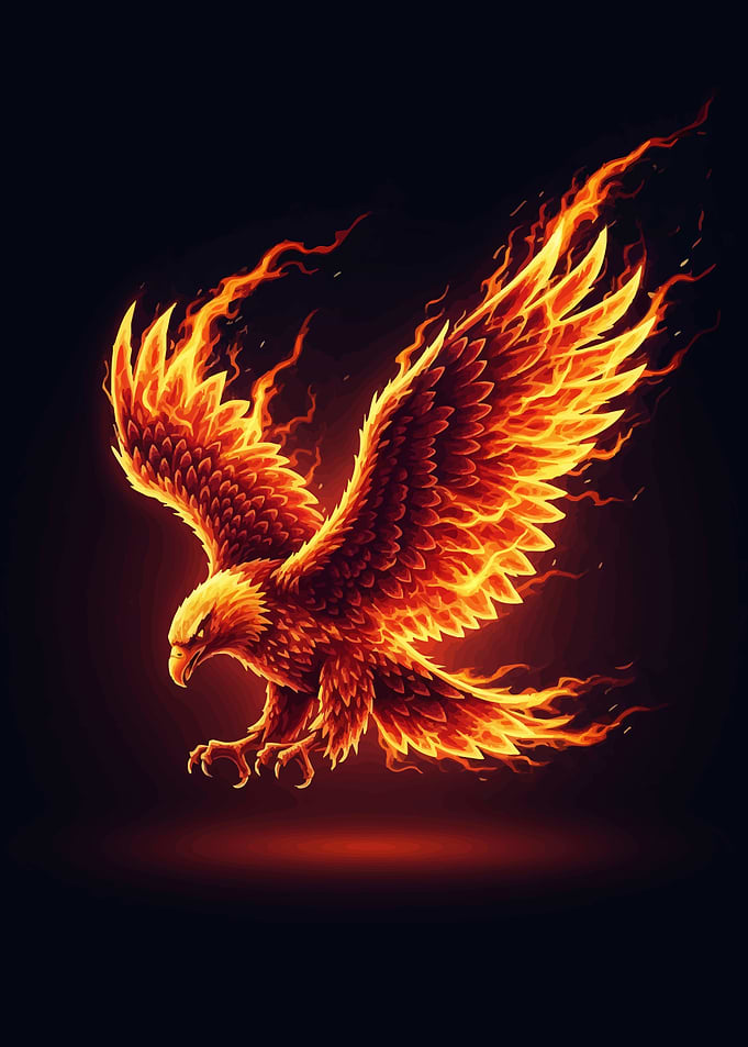 Fiery Eagle Animal