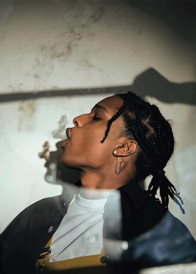 A$AP Rocky Smoking