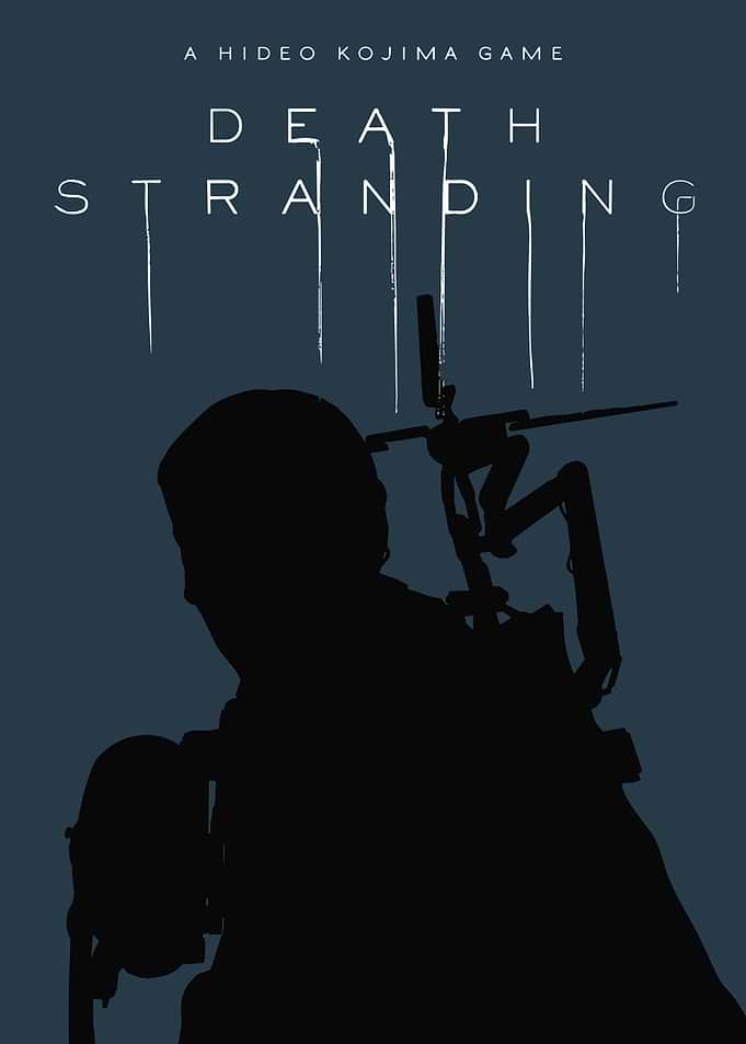 Death Stranding Silhouette Poster
