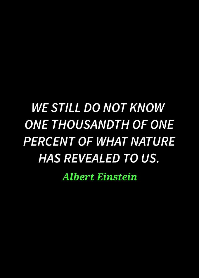 Albert Einstein Nature Quote