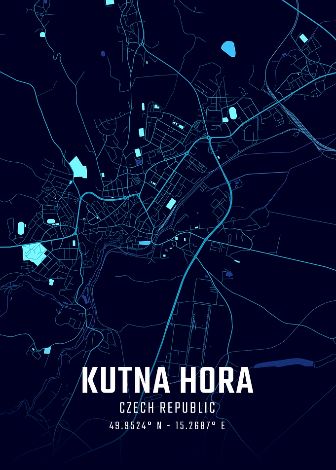 Kutna Hora Midnight City Map