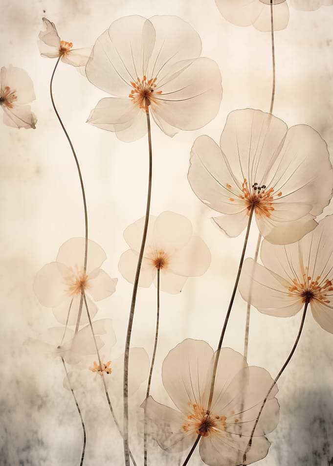 Delicate White Flowers