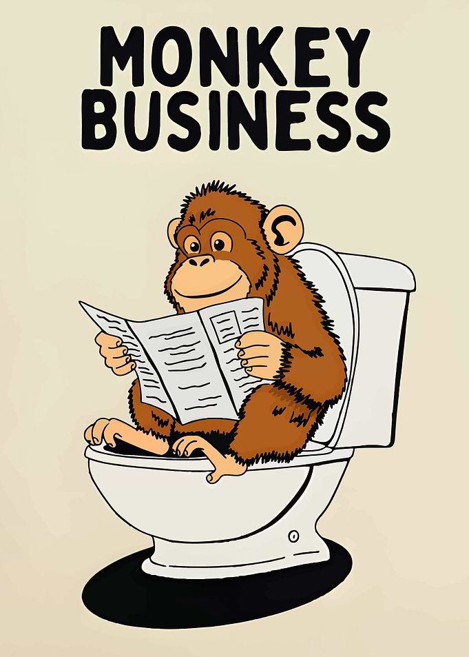 Monkey Business Cartoon