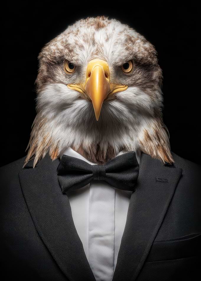 Eagle in Tuxedo