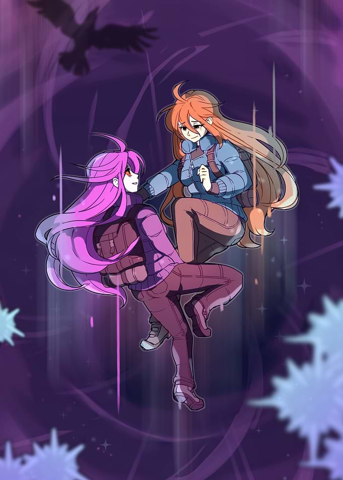Celeste Madeline and Badeline in Peril