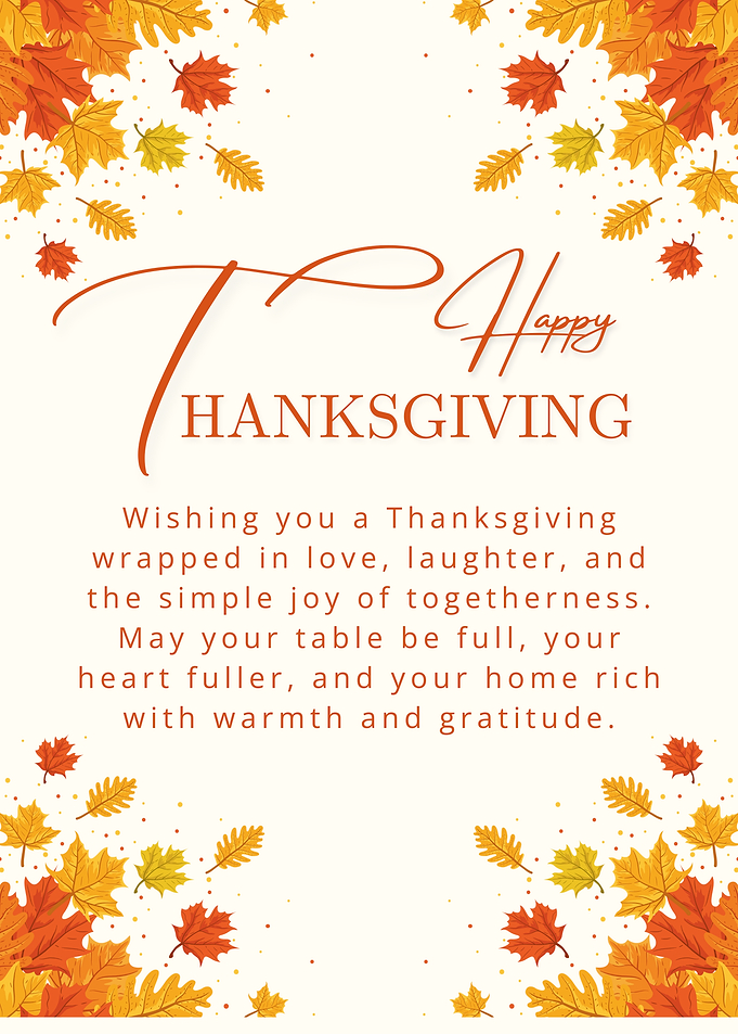 Thanksgiving Togetherness Wrapped in Love and Laughter Wall Art