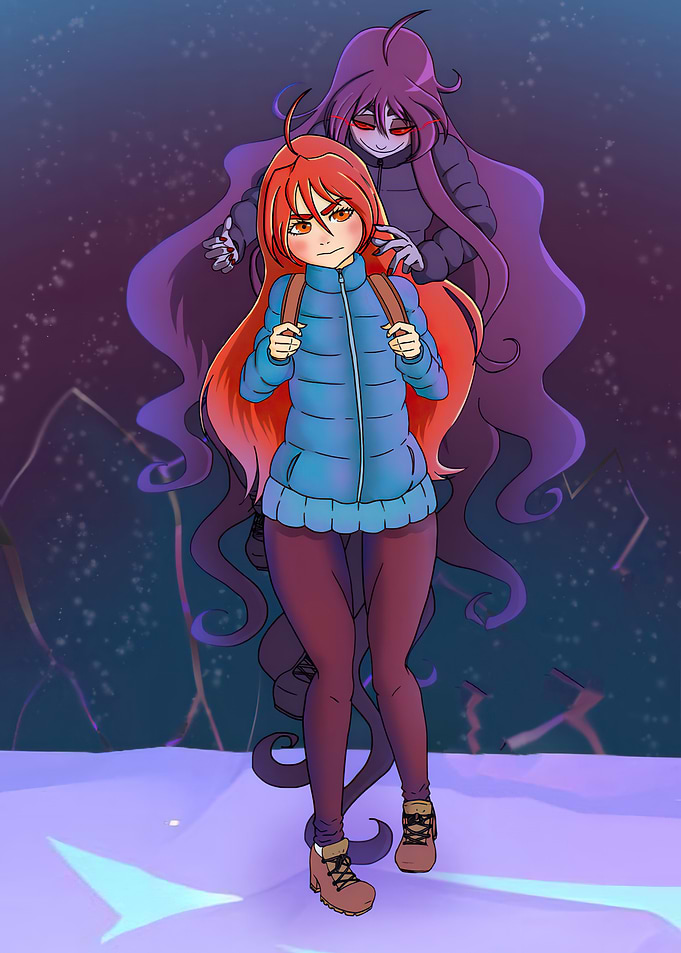 Celeste and Badeline Fanart