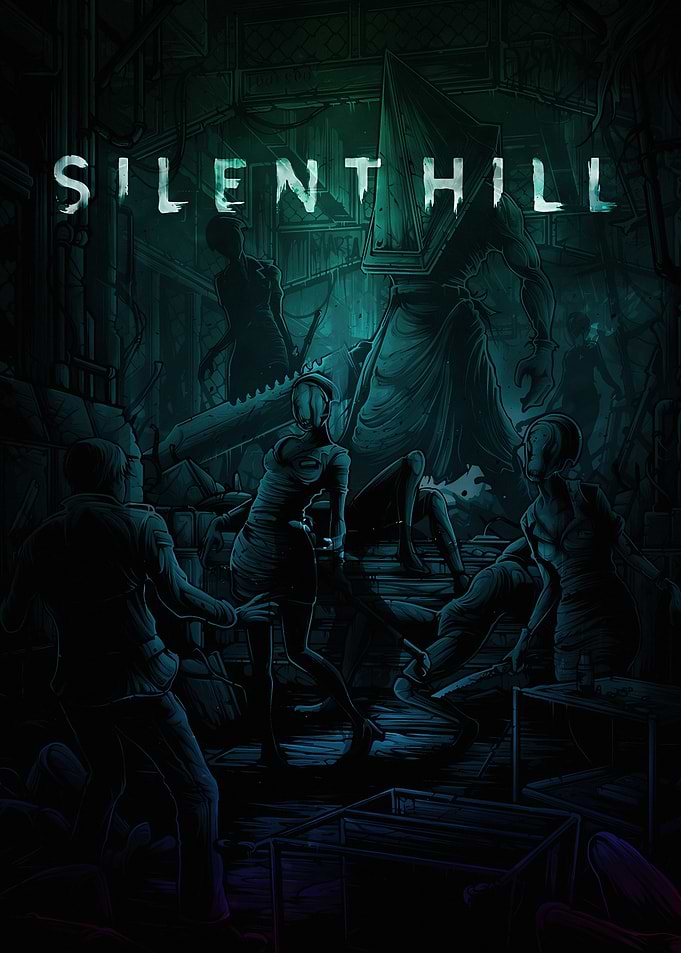 Silent Hill Dark Horror Scene