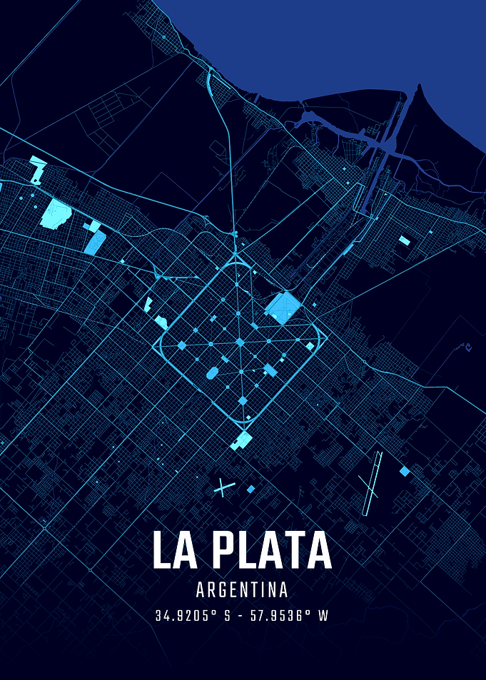 La Plata Midnight City Map