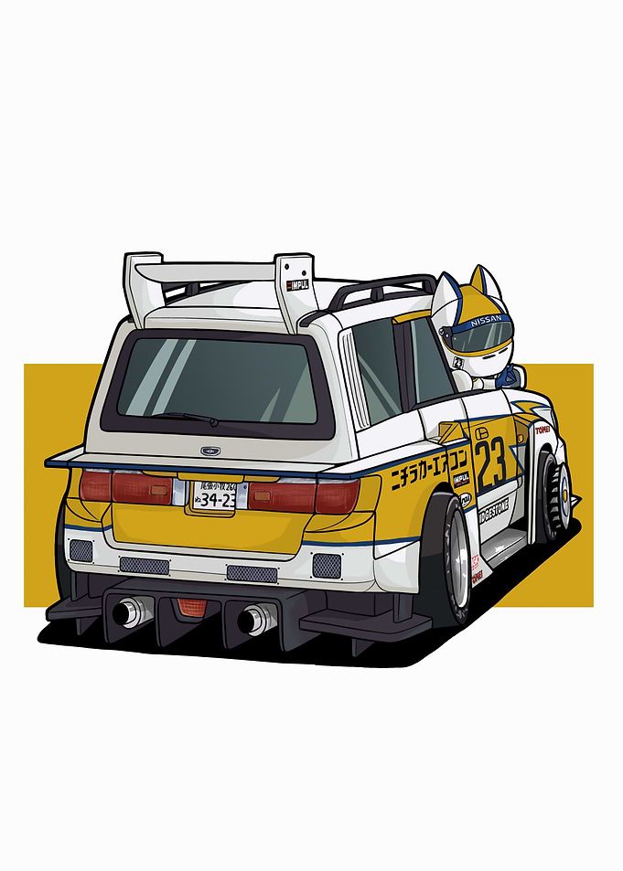 Cartoon Race Car