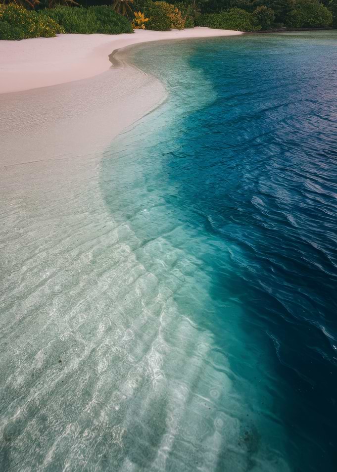 Tropical Beach and Ocean View
