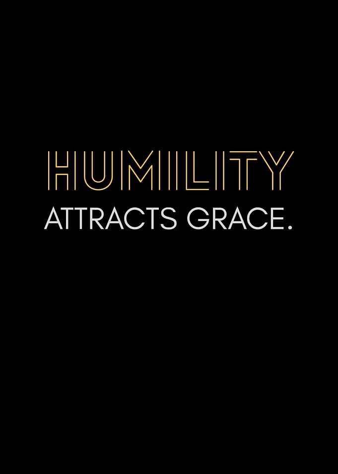 Humility Attracts Grace