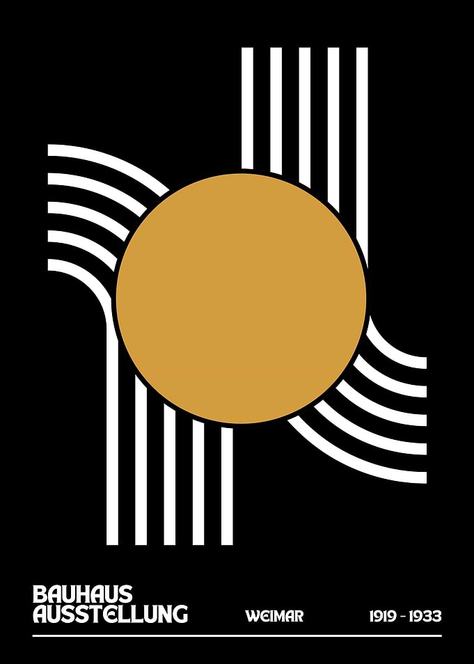 Bauhaus Ausstellung Weimar Poster