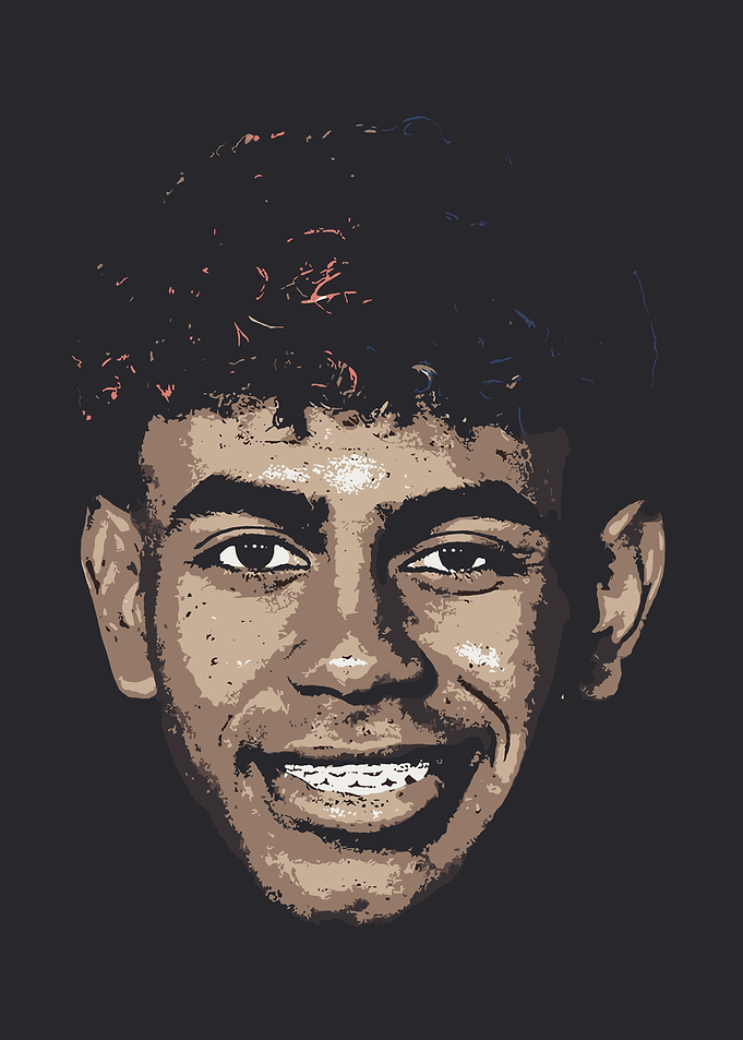 Portrait of a Smiling Young Man