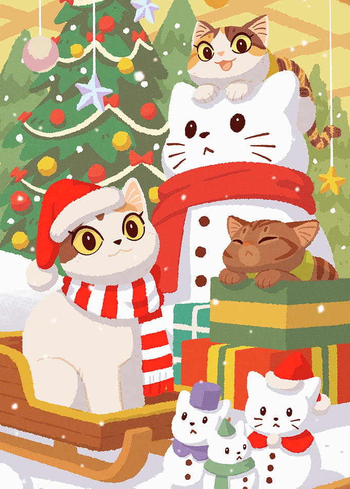 Christmas Cats Celebration