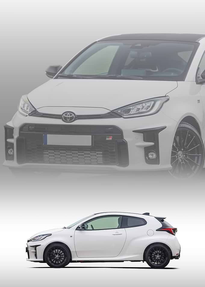 White Toyota GR Yaris