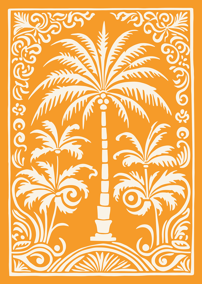 Palm Tree Decorative Art