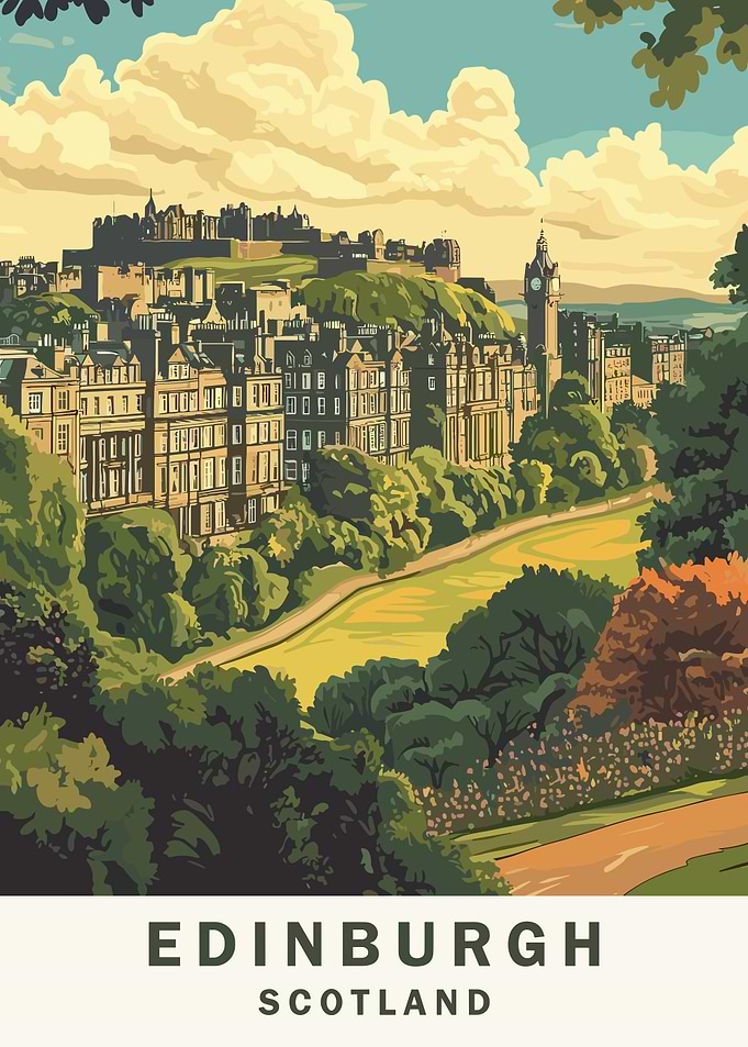 Edinburgh Scotland Cityscape