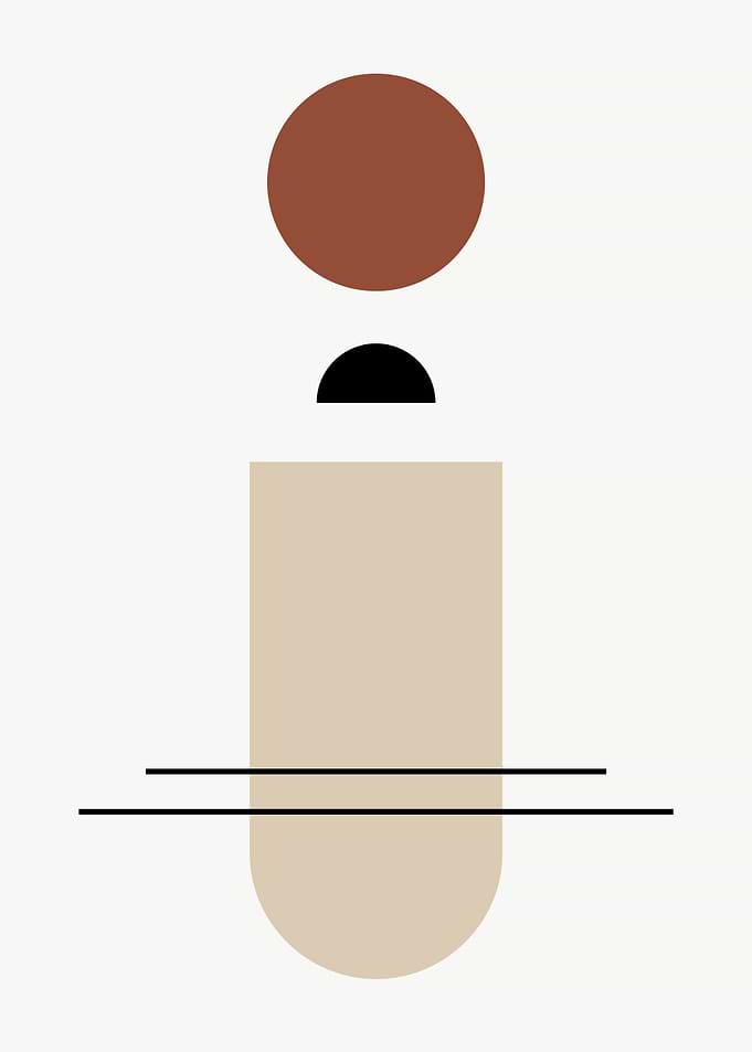 Abstract Geometric Shapes Art