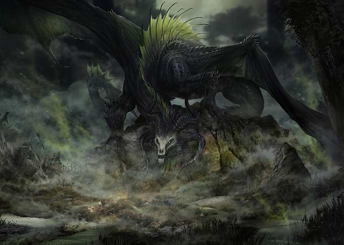 Black Swamp Dragon