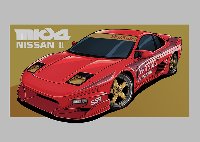 Red MKIV II Car jdm