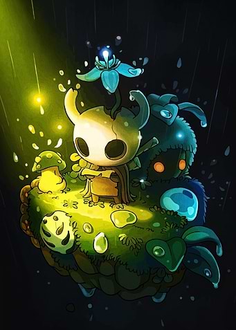 Hollow Knight and Friends Illustration