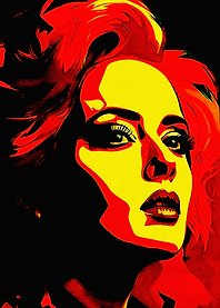 Adele Portrait Pop Art