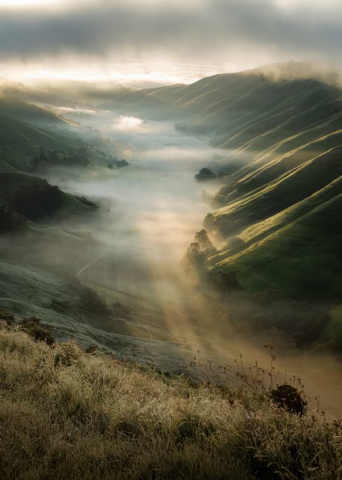 Misty Valley Landscape