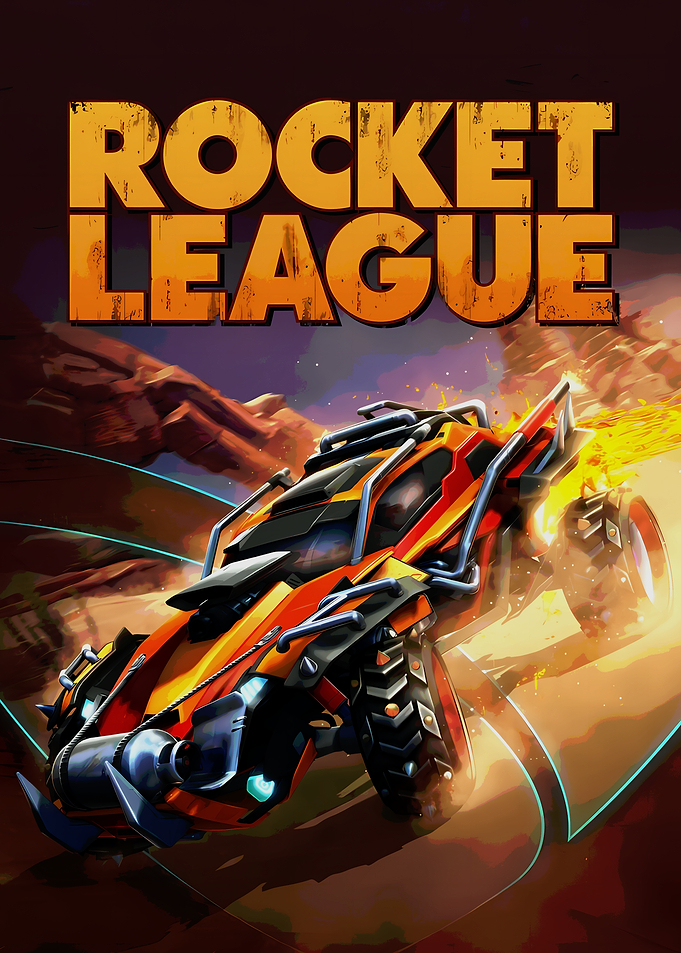 Rocket League Game Cover Art