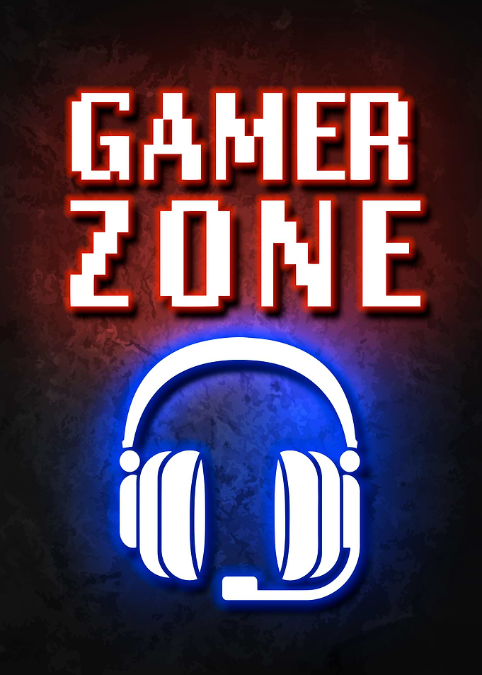 Gamer Zone Neon Sign