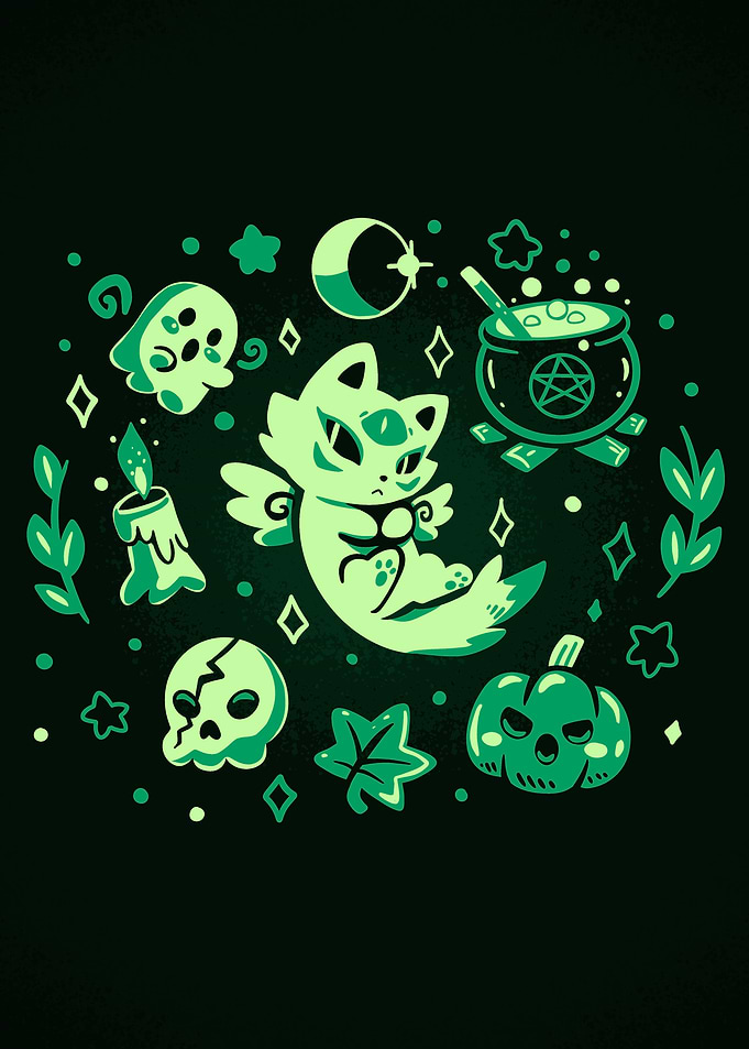 Green Halloween Vibes