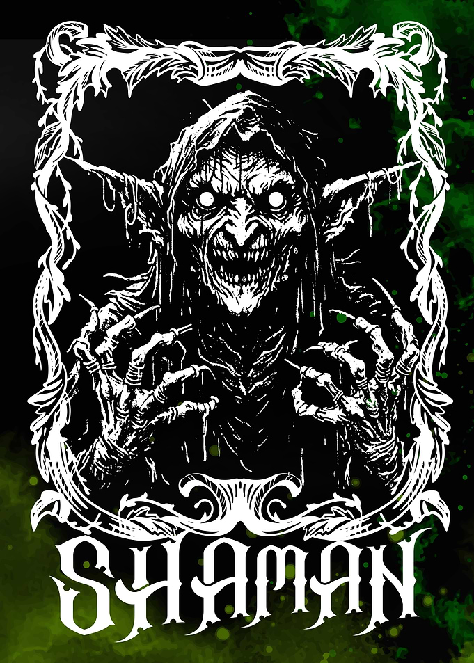 Creepy Goblin Shaman Illustration