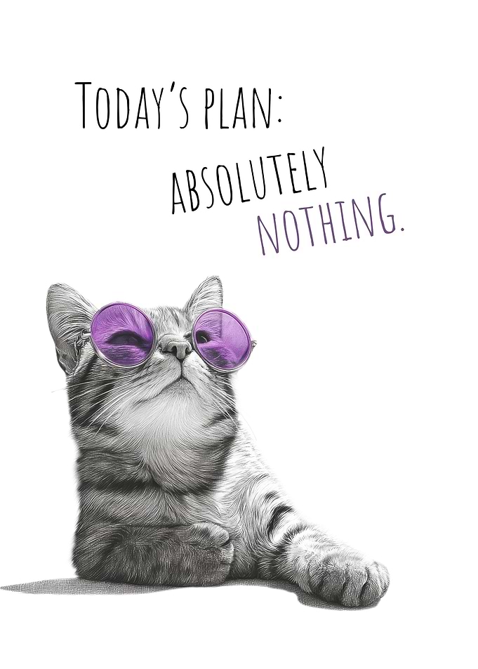 Cool Cat Doing Nothing