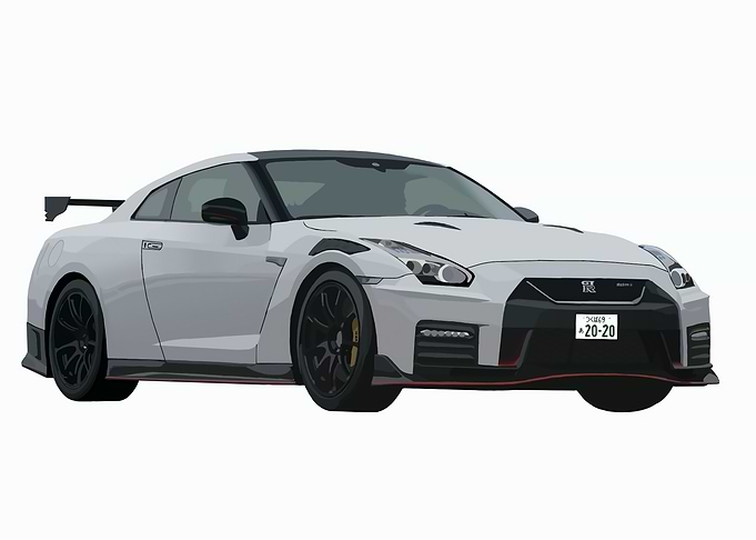 Nissan GT-R Illustration