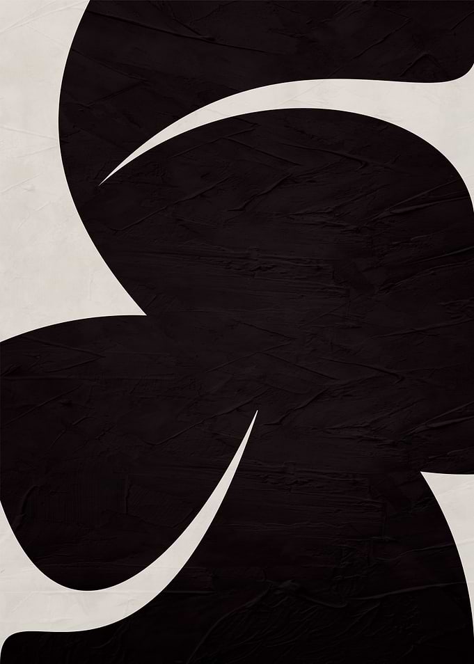 Abstract Black and White Art